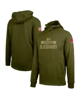 Men's LevelWear Green Chicago Blackhawks Delta Shift Pullover Hoodie