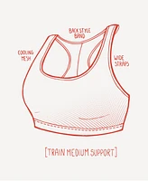 Adidas Plus Powerreact Training Medium-Support Bra