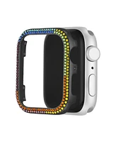 Steve Madden Women's Rainbow Crystal Protective Case designed for Apple Watch 44mm