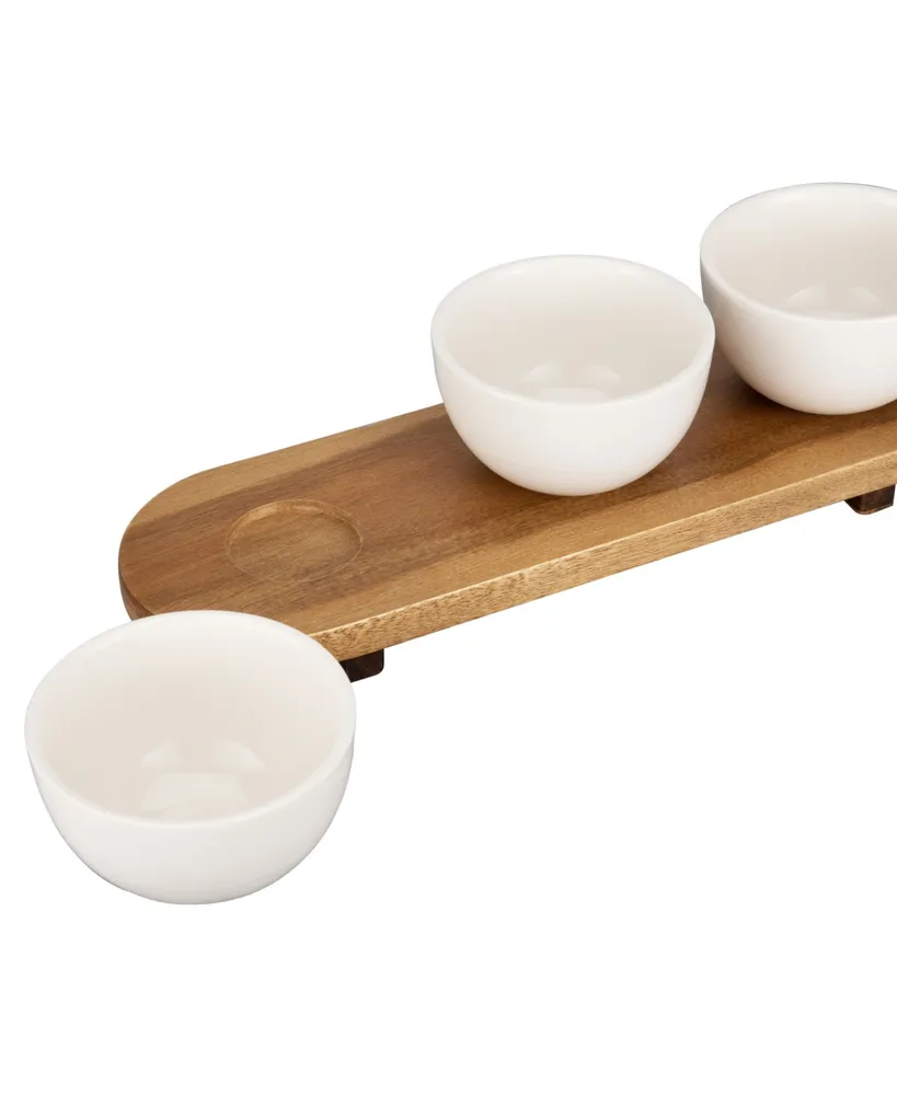 Thirstystone Tray with Condiment Bowls Set, 3 Pieces