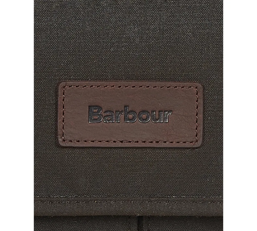 Barbour Essential Waxed Cotton Crossbody Messenger Bag