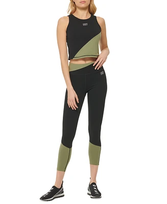 Dkny Sport Colorblock High Waist Leggings