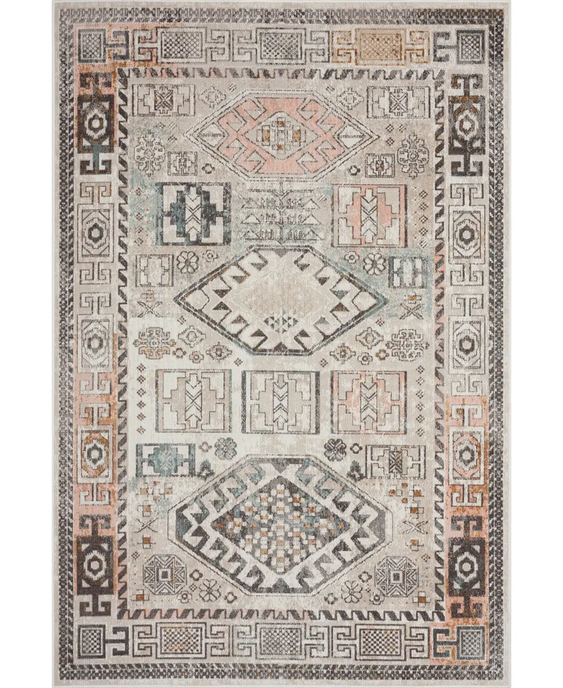 Lr Home Heirloom HRL81474 7'9" x 9'9" Outdoor Area Rug