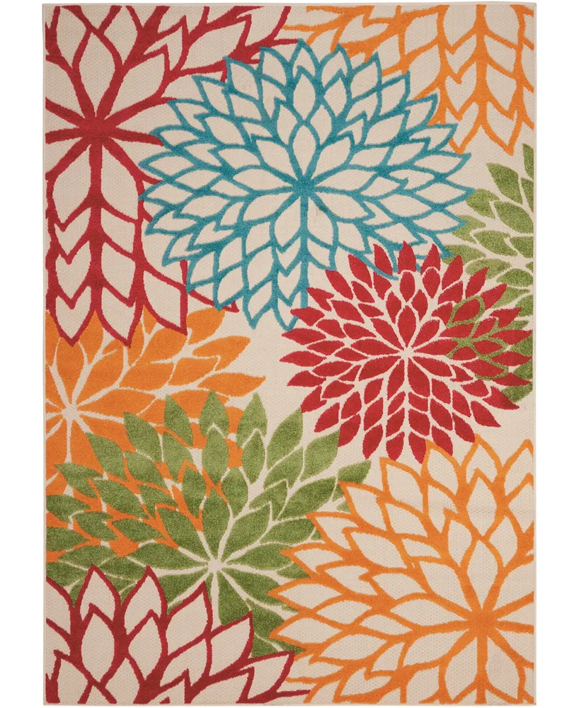 Nourison Home Aloha ALH05 5'3" x 7'5" Outdoor Area Rug