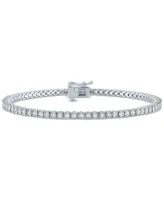 Diamond Skinny Tennis Bracelet (3/4 ct. t.w.) in Sterling Silver, 14k Gold-Plated Sterling Silver or 14k Rose Gold-Plated Sterling Silver