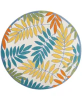 Nourison Home Aloha ALH18 7'10" x Round Area Rug