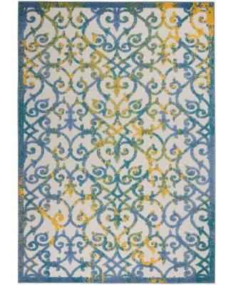 Nourison Home Aloha ALH21 5'3" x 7'5" Outdoor Area Rug