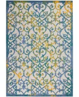 Nourison Home Aloha ALH21 5'3" x 7'5" Outdoor Area Rug