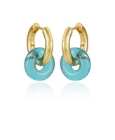 Vince Camuto Rock Candy Huggie Earrings