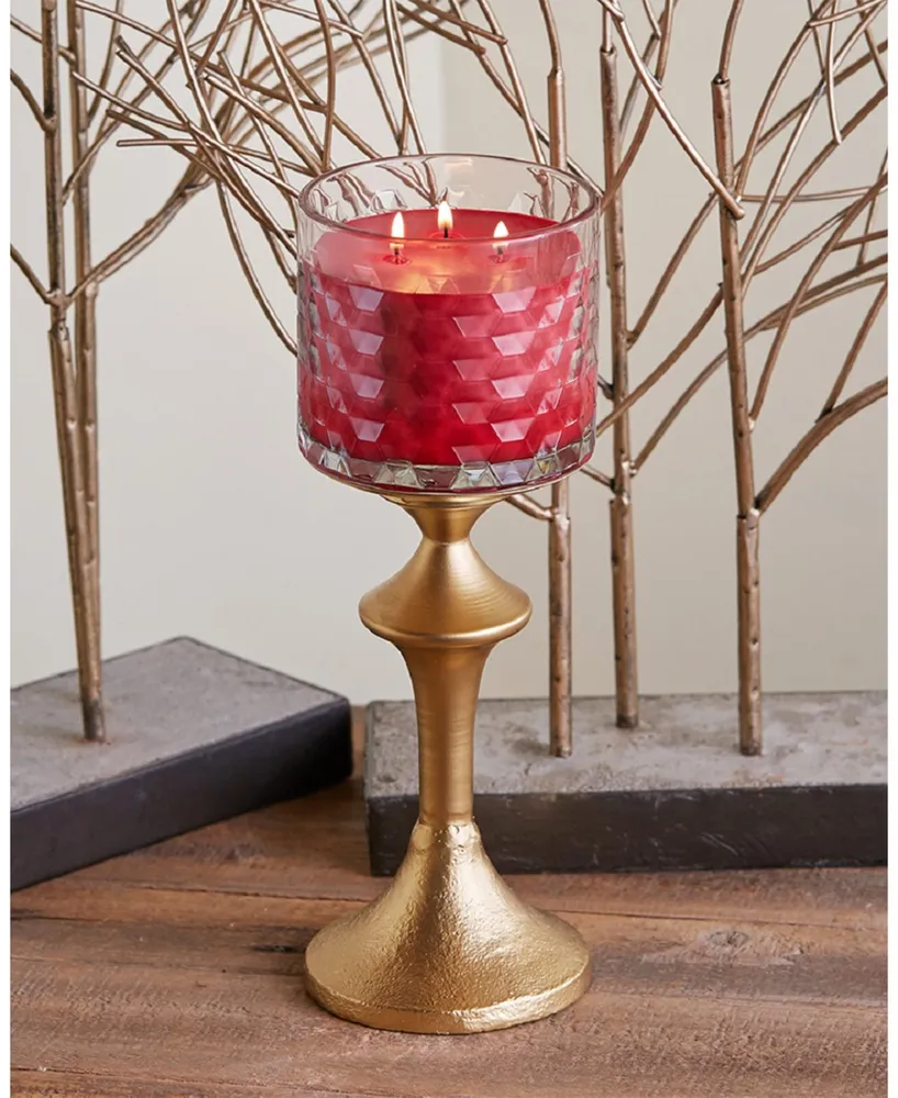Holly berry Fragrance Honeycomb Glass Jar Candle