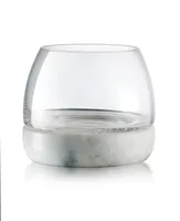 Marble Whisky Glasses, Set of 2, 11 Oz