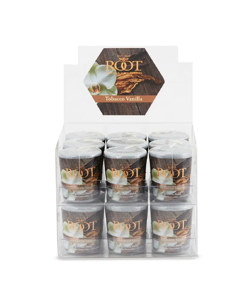 Votive Tobacco Vanilla 20 Hour Candles Set, 18 Piece