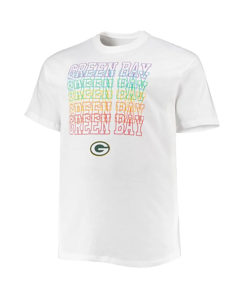 Men's Fanatics White Green Bay Packers Big and Tall City Pride T-shirt