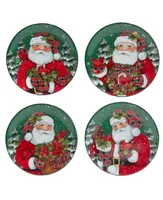 Certified International Christmas Lodge Santa 16 Pc. Dinnerware Set, Service for 4