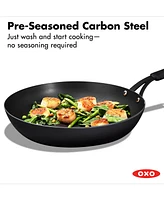 Oxo Obsidian Carbon Steel 12" Frypan