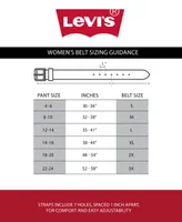 Levi's Women's Heat Creased Casual Leather Pant Belt