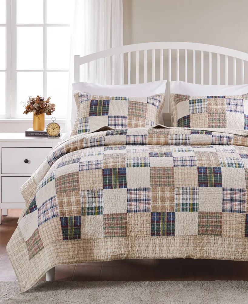 Greenland Home Fashions Oxford Quilt Set