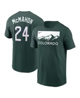 Men's Nike Ryan McMahon Green Colorado Rockies City Connect Name and Number T-shirt