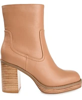 Journee Collection Women's Brittany Block Heel Booties