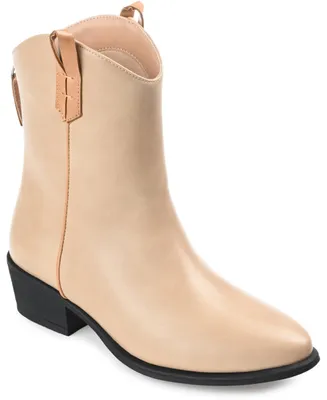 Journee Collection Women's Novva Western Booties