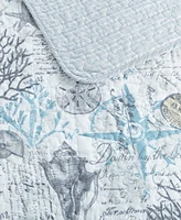 Tommy Bahama Home Beach Bliss Reversible 3 Piece Quilt Set