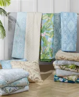 Tommy Bahama Home Southern Breeze Reversible 3 Piece Quilt Set