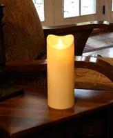 Battery Operated 12" Pillar Candle with Moving Flame