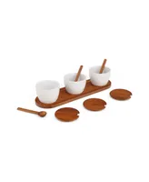 Duets Triple Condiment Server Set, 10 Piece