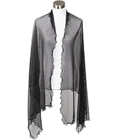 I.n.c. International Concepts Ruffle-Edge Metallic Evening Wrap, Created for Macy's