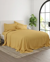 ienjoy Home Solids Style -Pc. Sheet Set