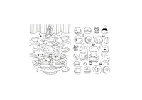 A Million Kawaii Cuties: The Sweetest Things to Color by Lulu Mayo