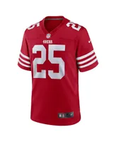 Men's Nike Elijah Mitchell Scarlet San Francisco 49Ers Team Player Game Jersey