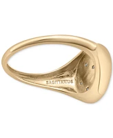 Wrapped Diamond Sagittarius Constellation Ring (1/20 ct. t.w.) in 10k Gold, Created for Macy's