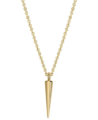 Sarah Chloe Spike 18" Pendant Necklace in 14k Gold-Plated Sterling Silver