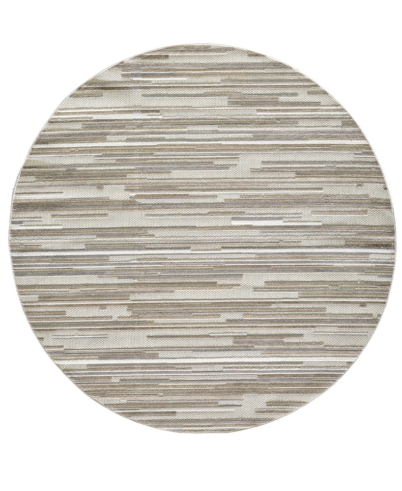 Kas Calla 6924 7'10" x 7'10" Round Outdoor Area Rug
