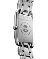 Longines Women's Swiss Automatic DolceVita Diamond (1/2 ct. t.w.) Stainless Steel Bracelet Watch 23x37mm