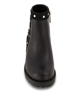 Big Girls Studded Ankle Heel Bootie