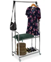 Seville Classics Home Height Adjustable Garment Rack