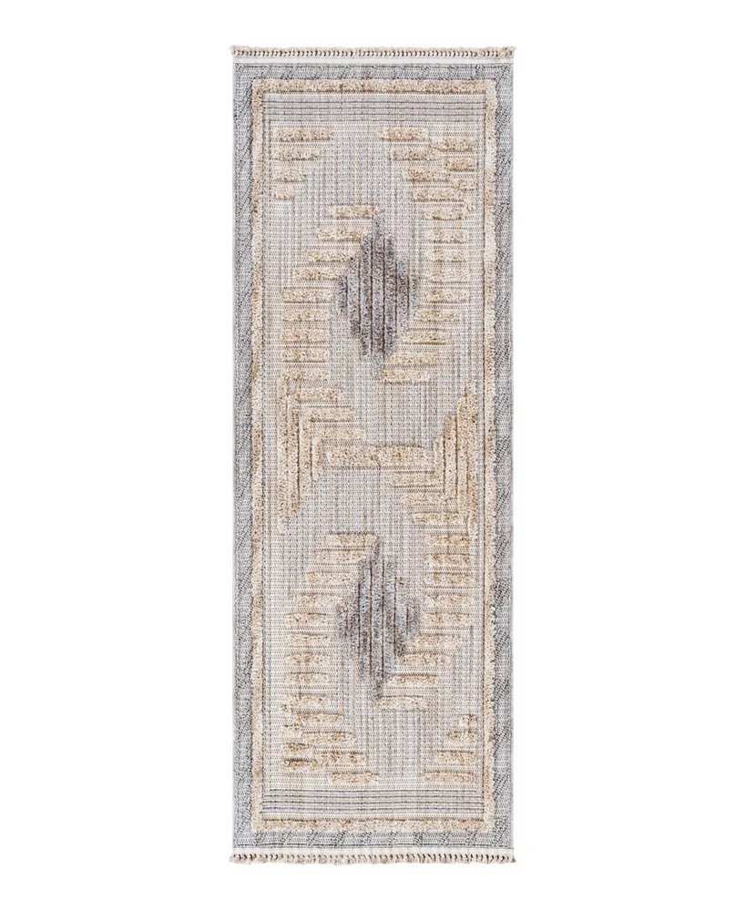 Surya Zaragoza Zrz- 2'7" x 7'3" Runner Area Rug