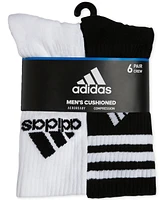 adidas Men's Athletic Cushioned Mixed Crew Socks - 6pk.