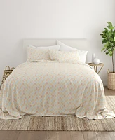 ienjoy Home The Boho & Beyond Premium Ultra Soft Pattern -Pc. Sheet Set