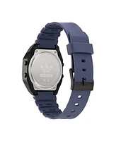 adidas Unisex Digital Two Blue Resin Strap Watch 36mm