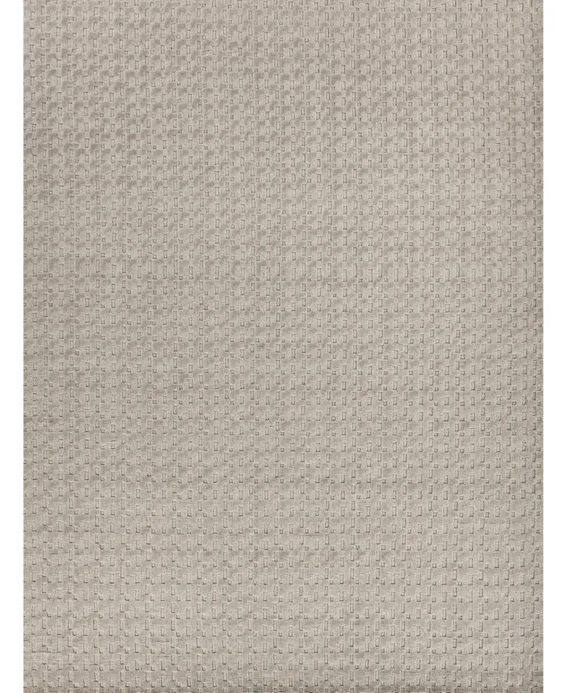 Exquisite Rugs Monroe ER3971 6' x 9' Area Rug - Silver