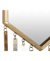 Metal Farmhouse Wall Mirror, Set of 3 - Gold