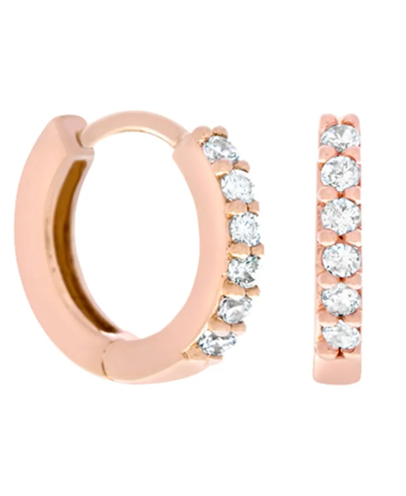 Girls Crew Cubic Mini Hoop Earrings 