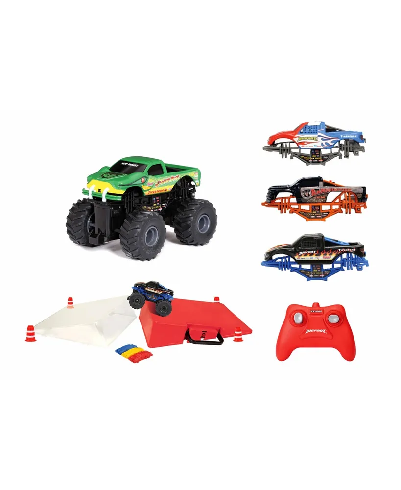 1:43 Remote Control Monster Truck 4 in 1 Ramp Set, 13 Pieces