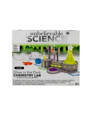 Glow in the Dark Chemistry Lab Set, 24 Pieces