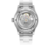 Mido Men's Swiss Automatic Multifort Skeleton Vertigo Stainless Steel Bracelet Watch 42mm