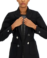 Anne Klein Women's Faux Double-Breasted Jacket