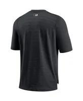 Men's Nike Black Chicago White Sox Authentic Collection Pregame Performance V-Neck T-shirt